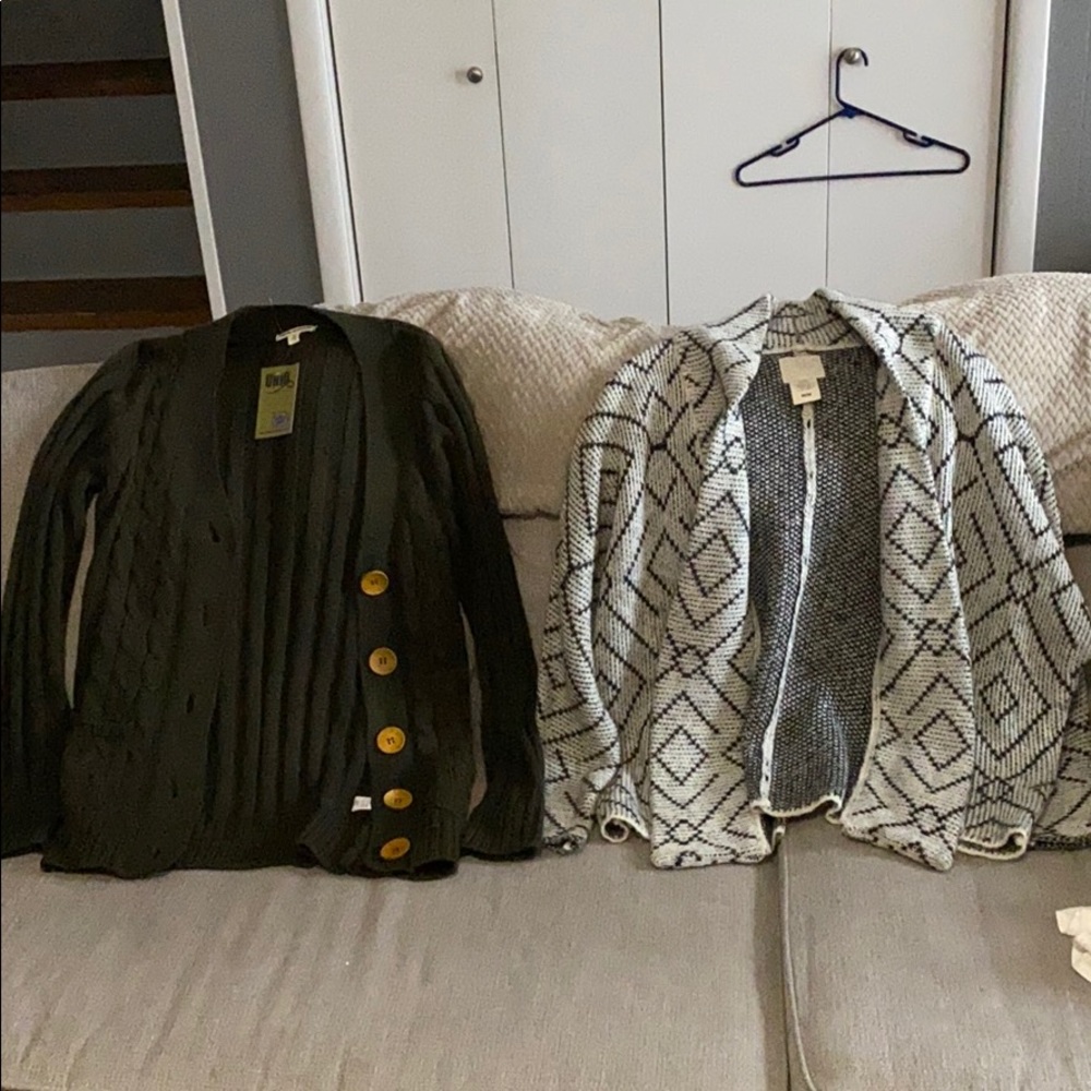 Billabong cardigan and Zenana Cardigan NWT Medium
